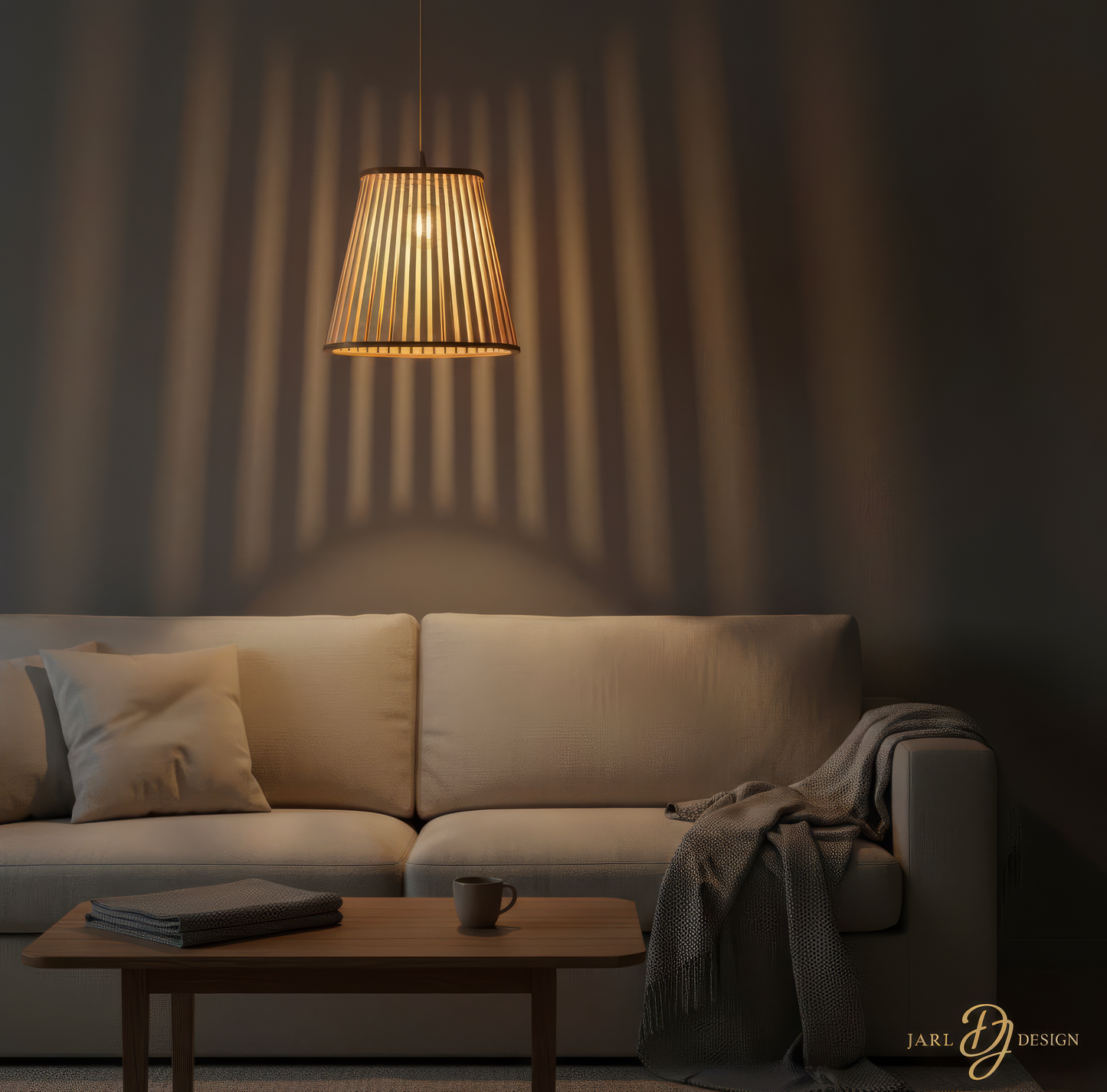 Reidar – Designlampe i bjørkefiner | Jarl Design